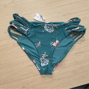 O’Neill Floral Teal Women's Swim Bottom